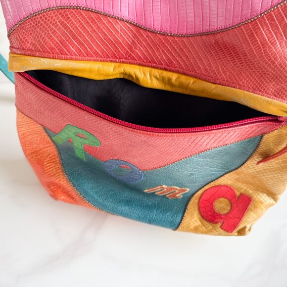 Sharif Multicolor Paris Patchwork Bag - Picture 10 of 16